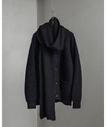 WYM LIDNM | SHAGGY STOLE ENSEMBLE CARDIGAN(カーディガン/ボレロ)