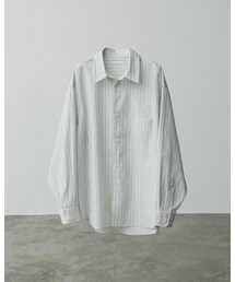 WYM LIDNM | TENCEL STRIPE WIDE SHIRT(シャツ/ブラウス)