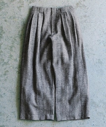 LIDNM | WOOL LINEN OXFORD BAGS(その他パンツ)