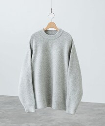 WYM LIDNM | MELANGE AZE LOOSE KNIT(ニット/セーター)