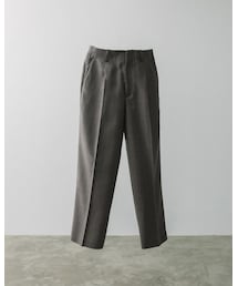 LIDNM | MELANGE CHECK STRAIGHT SLACKS(スラックス)
