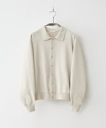 WYM LIDNM | T/C BASIC KNIT SHIRT CARDIGAN(シャツ/ブラウス)