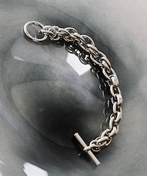 WYM LIDNM | ANCHOR TWIST BRACELET / CROSS LINK CHAIN BRACELET(ブレスレット)