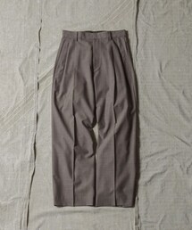 LIDNM | SUMMER WOOL WIDE SLACKS(スラックス)