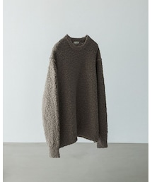 LIDNM | COTTON SLUB REVERSIBLE KNIT(ニット/セーター)