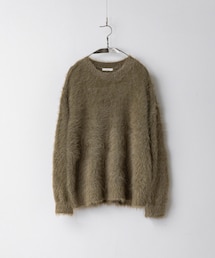 WYM LIDNM | FEATHER SMOOTH MELANGE KNIT(ニット/セーター)