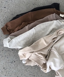 oatmeal | size...M / color...charcoal(スウェット)