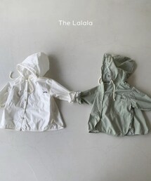 The Lalala | size... 100cm / color...white(マウンテンパーカー)