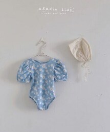 韓国子供服 | size... XS(80cm) / color... ブルーフラワー(水着)