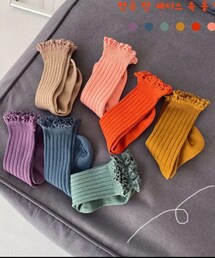 韓国子供服 | size... S(1y-3y) / color... purple(ソックス/靴下)