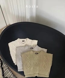 aosta | size...L / color...grey(ニット/セーター)