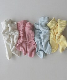 monmimi | size... 12〜14cm / color...white(ソックス/靴下)