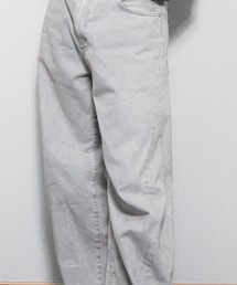 GU | MEN バレルレッグジーンズ 02 LIGHT GRAY(パンツ)