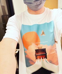 サンピアン | ピアノは楽器の王様って書いてある(Tシャツ/カットソー)