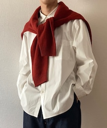 Steven Alan | ＜Steven Alan＞ G/DYE PIN OX REGULAR COLLAR SHIRT-LOOSE/シャツ(シャツ/ブラウス)