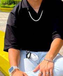 GU | ドライポンチオープンカラーポロシャツ(ポロシャツ)