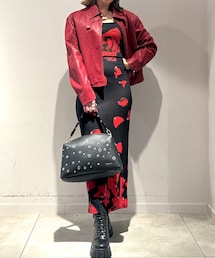 Desigual | 【Desigual x Tyler McGillivary】ミディ丈フラワードレス ブラック(ワンピース)