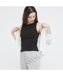 UNIQLO | アメリカンスリーブクロップドブラタンクトップ / S(トップス)