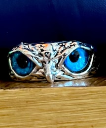 フクロウリング(青) | リング