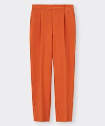 GU | 起毛タックテーパードLサイズ(スラックス)