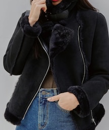 DHOLIC | フェイクムートンジャケット(ジャケット/アウター)