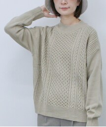 Samansa Mos2 blue | ニット/セーター