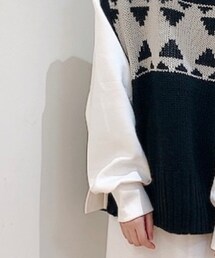 Samansa Mos2 blue | Tシャツ/カットソー