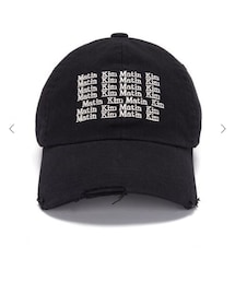 Matin Kim | LETTERING WASHED BALL CAP(キャップ)
