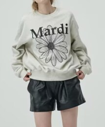 Mardi Mercredi | FLOWERMARDIスウェット ロゴ 長袖 トレーナー(トップス)