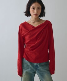 ELLEgirl | ドレープオフショルトップス【ELLEgirl/エルガール】(Tシャツ/カットソー)