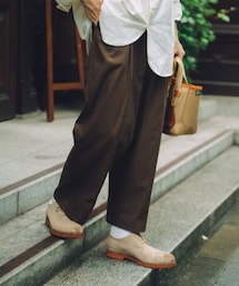 UNFOLK | #-03 Ventile gabardine 2tuck pants / 2023ss / サイズ M(スラックス)