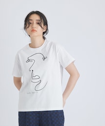 ADAM ET ROPE' | 【KRISTE STAN for ADAM ET ROPE'】別注Face Flower Tee
(品番:EUM32600)(トップス)