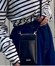 Samansa Mos2 blue | ショルダーバッグ