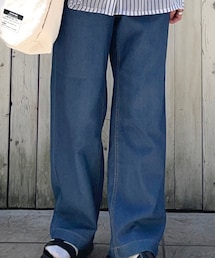Samansa Mos2 blue | デニムパンツ
