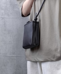 GU | レザータッチスクエアミニショルダーバッグ Black Oneサイズ(ショルダーバッグ)