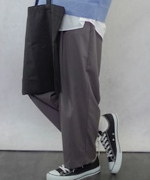 GU | スーパーワイドドローストリングパンツNT+E DARK GRAY Sサイズ(パンツ)