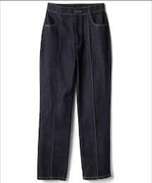 GRL | 配色ステッチセンターピンタックデニムパンツ(デニムパンツ)