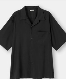 GU | オープンカラーシャツ(5分袖)(シャツ/ブラウス)