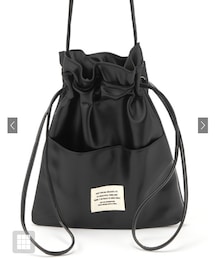 GRL | レザー巾着ショルダーバッグ(ショルダーバッグ)