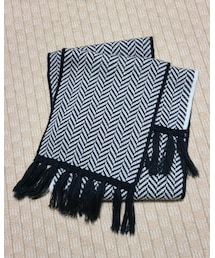 GU | ヘリンボーン柄マフラー(マフラー)