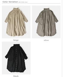 DMG BROCANTE | シャツワンピース