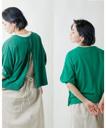 tumugu | ランダムリブニット2wayカーディガン(カーディガン/ボレロ)