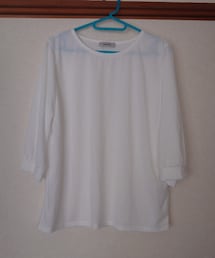 しまむら | 七分袖？六分袖？Tシャツ。ロングベストとセットアイテム(Tシャツ/カットソー)