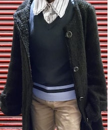 NEW YORK RUNWAY | ノーカラーコート