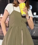 GU(ジーユー)の「ワンピース/ドレス(ジャンパースカート)」