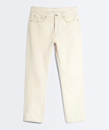 ZARA | ストレートフィット オフホワイトデニムパンツ(デニムパンツ)