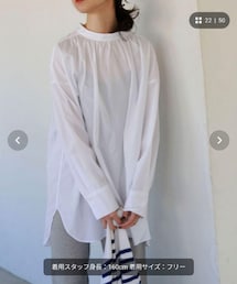 SLOBE IENA | SLOBE IENA タイプライターギャザーチュニックブラウス(シャツ/ブラウス)