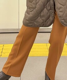 GU | センタープレスストレートパンツRS(スラックス)