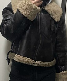 ZARA | ムートンコート