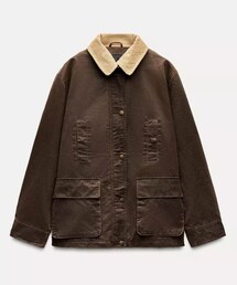 ZARA | コントラストカラージャケット(ジャケット/アウター)